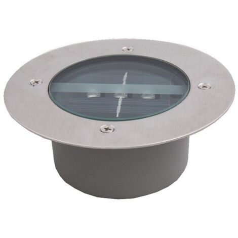 [JAMAIS UTILISÉ] Lumière Solaire Extérieur, 4 Pack 3 LED Spot Lampe Solaire Jardin, Etanche IP65, Pelouse Lumière Decorative Pour Chemin Terrace Jardin Allée (Rond, Blanc Froid)