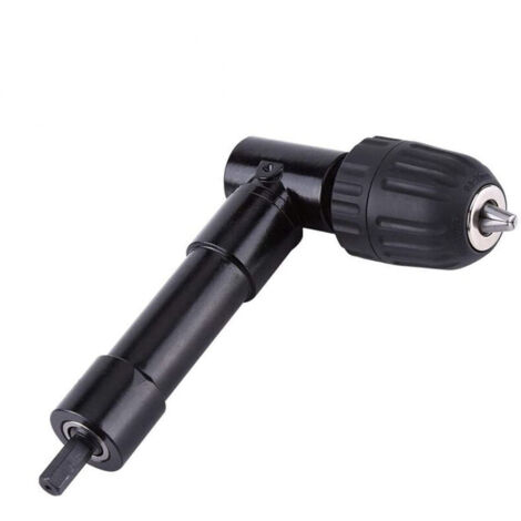[JAMAIS UTILISÉ] Mandrin à Angle Droit 90° Autoserrant, Mandrin Coude de Perceuse à Dégagement Rapide Embout Visseuse Renvoi d'angle Adaptateur de Foret de Mandrin Renvoi d'angle Droit pour Perceuse
