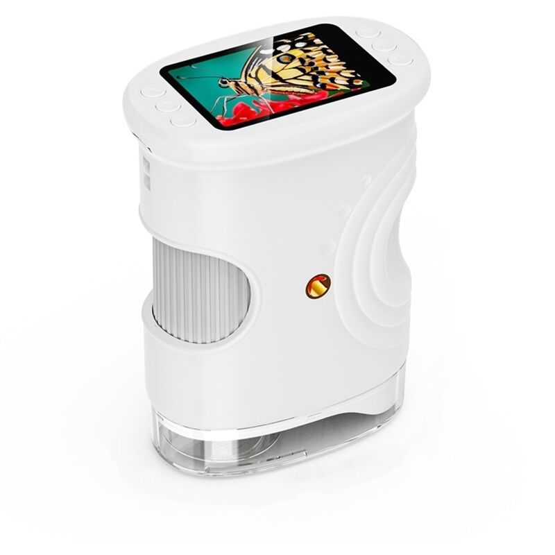 [JAMAIS UTILISÉ] Microscope numérique de poche avec loupe 1000X pour téléphone portable pour enfants : écran IPS 2,0" et 8 LED – Cadeau pour les 4-12