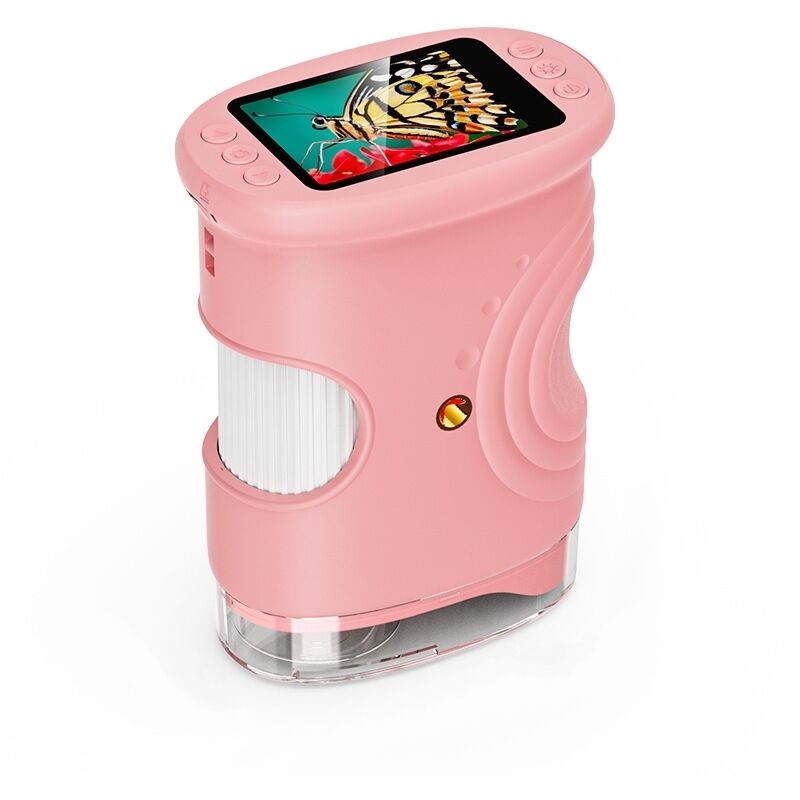 [JAMAIS UTILISÉ] Microscope numérique de poche avec loupe 1000X pour téléphone portable pour enfants : écran IPS 2,0" et 8 LED – Cadeau pour les 4-12