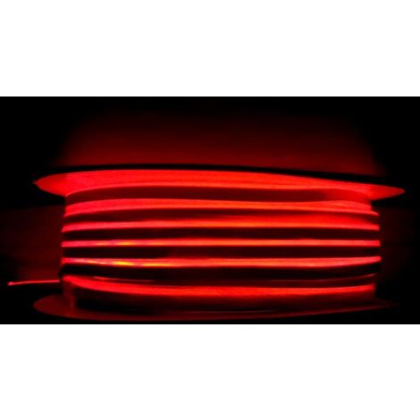 [JAMAIS UTILISÉ] Néon Flexible LED Rouge 24V 50M IP65 120LED/m - Rouge