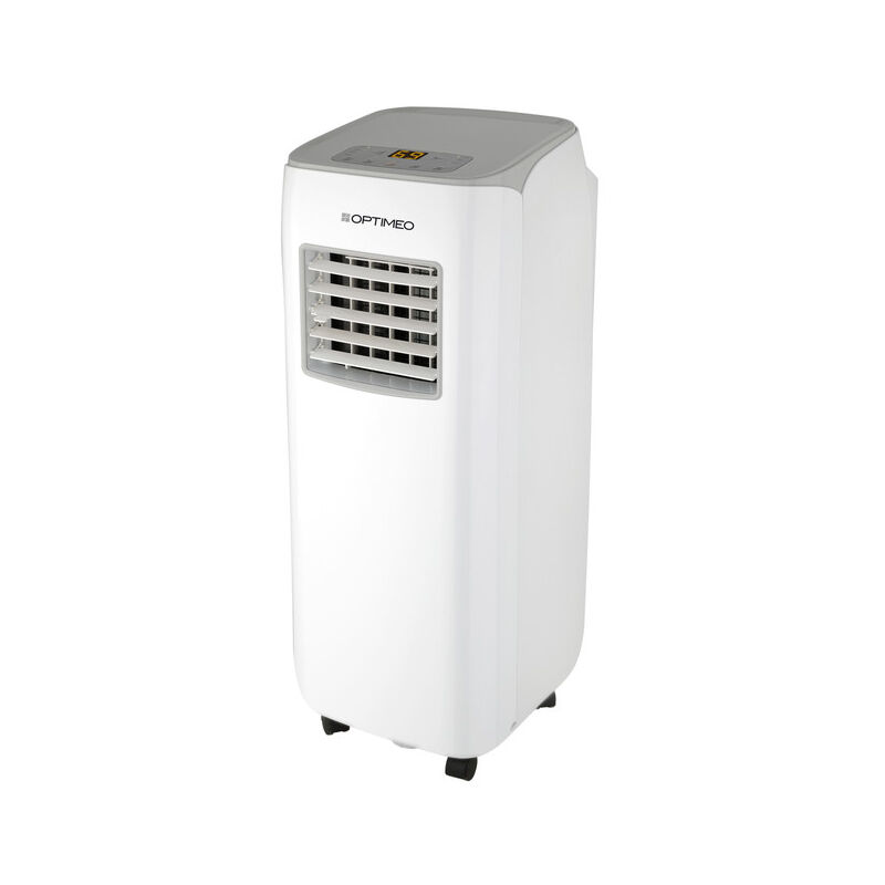 Jamais utilisé] Optimeo OPC-C01-091 Climatiseur mobile 2600W/9000BTU, jusqu'à 25m2, très compact : 30cm, mode timer, mode cycle de sommeil, mode