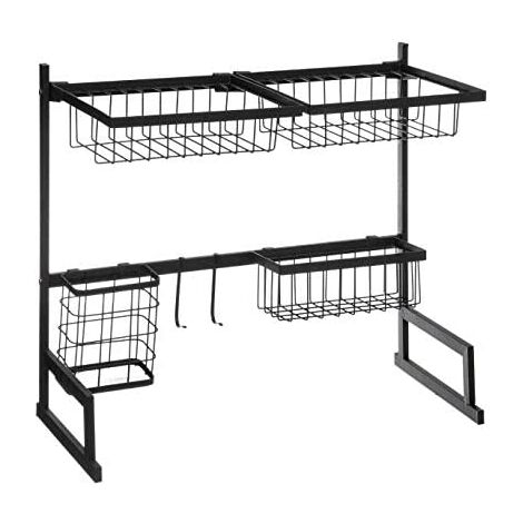 [JAMAIS UTILISE] Organiseur d'évier noir 58x51.5x30cm