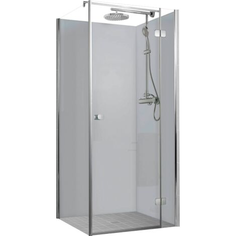 [JAMAIS UTILISÉ] Panneau mural Gris argenté, revêtement pour douche et salle de bain, DécoDesign COULEUR, Schulte, Lot de 3 Panneaux muraux 90 x 210 cm 2ème choix