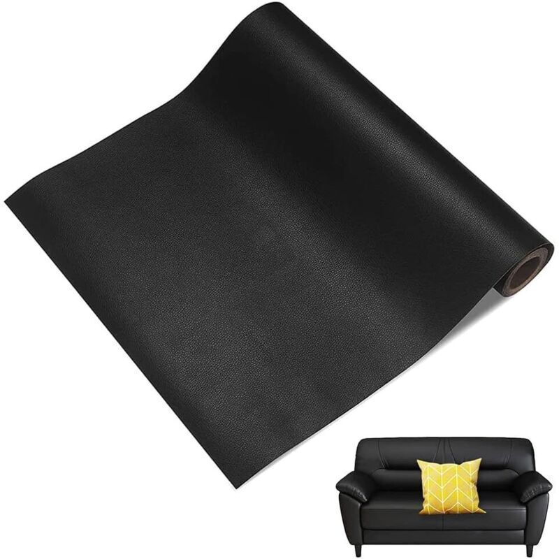 [JAMAIS UTILISÉ] Patch de Réparation Cuir 137 x 50 cm,, Rouleau Adhesif Cuir- Réparation cuir PU - pour Canapés, Sacs à Main, Vestes, Sièges de