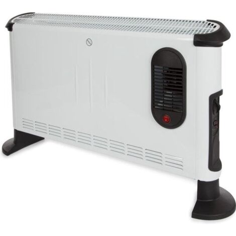 [JAMAIS UTILISE] Perel Radiateur convecteur, intérieur, trois niveaux de chaleur, ventilateur turbo, 3000 W