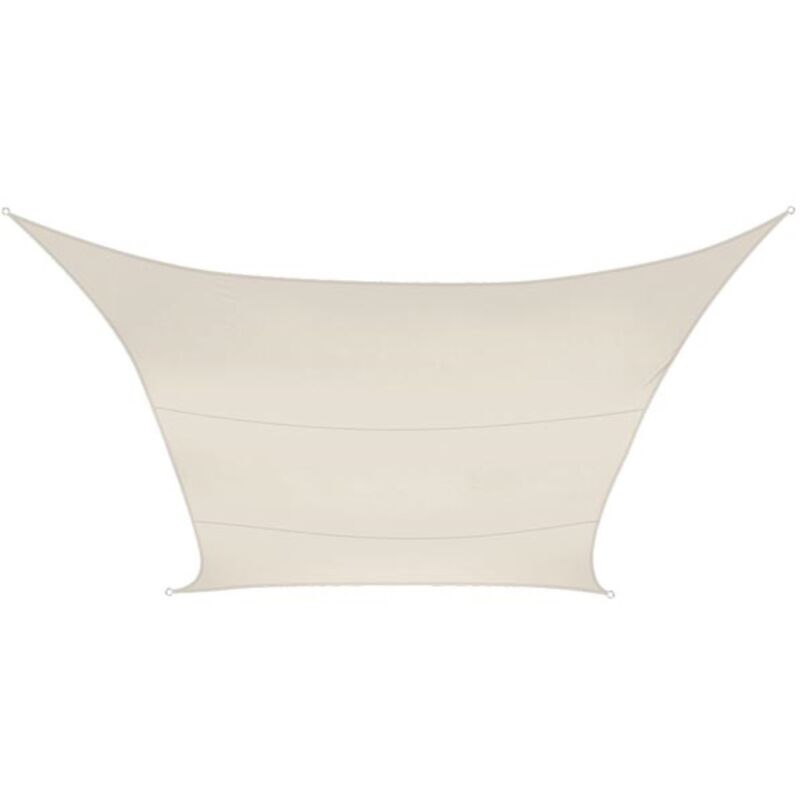 [JAMAIS UTILISE] Perel Voile solaire - Rectangle - 2 X 3 M - Couleur : Crème
