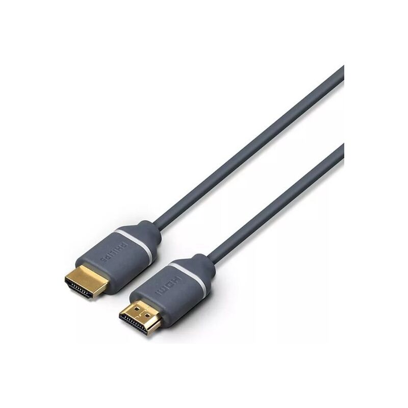 Philips - jamais utilise] Cable hmdi SWV5610G - 1,5 m - hdmi vers hdmi - 4K et uhd 2160p - Gris