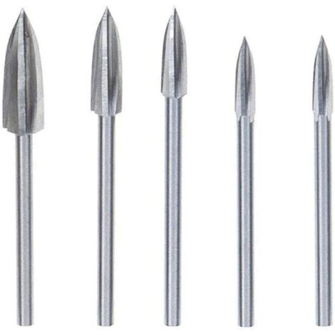 [JAMAIS UTILISÉ] Pièces Fraise Outils De Sculpture Gravure Fraises Rotatives pour sculpture sur Bois Carbure de Tungstène Coupe Double Fraise Rotative Meulage Fraise En Acier Couteau Outil de Sculptur
