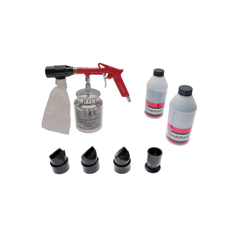 Bgs Technic - jamais utilisé] Pistolet pneumatique de sablage et accessoires bgs - 3650