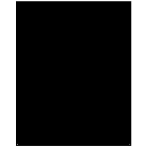[JAMAIS UTILISE] Plaque de Protection Sol pour Poêle LE MARQUIER 80x100cm Unie Noire - PSR100