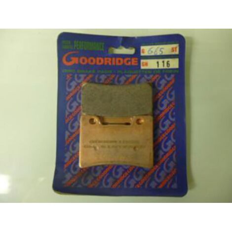 [JAMAIS UTILISE] Plaquette de frein Goodridge pour Deux roues G665ST