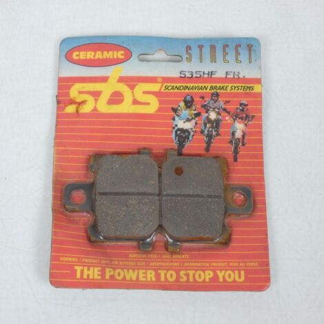 [JAMAIS UTILISE] Plaquette de frein SBS pour Moto Yamaha 350 Rd Lc 1980 à 1981 AVG