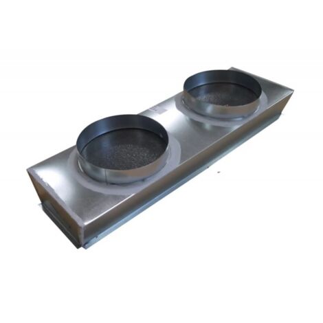 [JAMAIS UTILISE] Plénum de Soufflage Isolé M1 Taille XXS pour Gainable CB09/N12 2 Piquages 200mm - PLSFL-LG-XXS