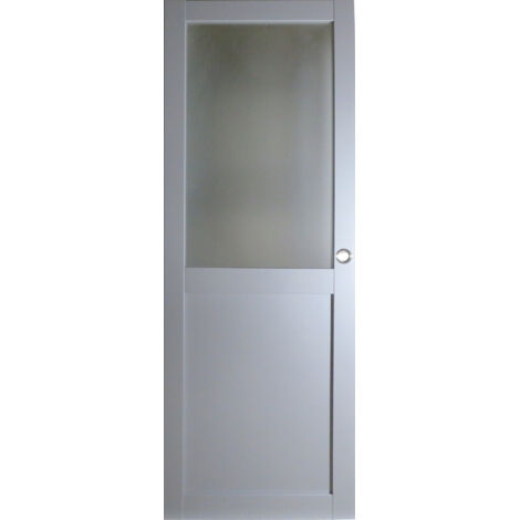 [jamais Utilise] Porte Coulissante Athena Ral7035 Vitrée H204 X L83 Gd Menuiseries Gd Menuiseries