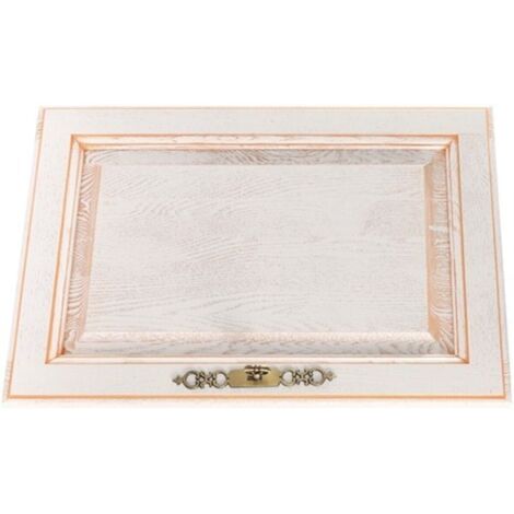 [jamais Utilise] Porte De Cuisine Florale Saumon Hotte H420xl600 Gd Menuiseries Gd Menuiseries