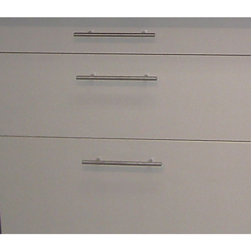 Gd Menuiseries - jamais Utilise] Porte De Cuisine Lumi Ivoire H700xl600 3 Tiroirs Vendu Séparement Kit Tiroir