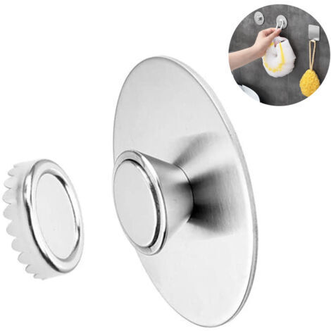 [JAMAIS UTILISÉ] Porte-Savon Magnétique, Savon Magnétique Porte Aimanté à Ventouse, Porte-Savon Aimanté en Acier Inoxydable pour Baignoire,la Salle De Bain
