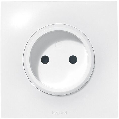 [JAMAIS UTILISÉ] Prise de courant simple 2P 16A complet - Neptune - Blanc - Legrand