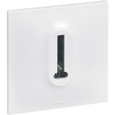 [JAMAIS UTILISÉ] Prise téléphone 8 contacts en T complet - Neptune - Blanc - Legrand