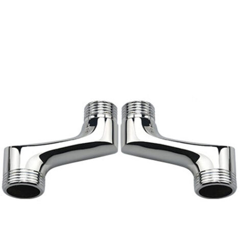 [JAMAIS UTILISÉ] Raccord Contre Coudé Douche,Laiton Coudé RéDucteur,Bras Pivotant RéGlable,Raccord Mural Contre Coudé,Raccord Excentré 1/2 3/4,Chrome，