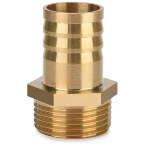 [JAMAIS UTILISÉ] Raccord de tuyau en laiton 1" AG x 1" (25mm) - Adapteur d'extrémité - 1 pièce -