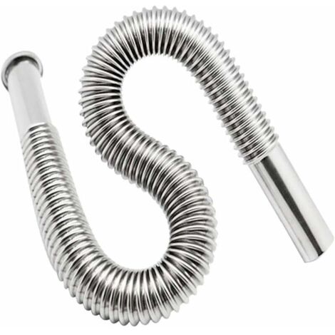 [JAMAIS UTILISÉ] Raccord de tuyau flexible en PVC extensible, tuyau de vidange flexible, siphon/désodorisant extensible universel pour lavabo