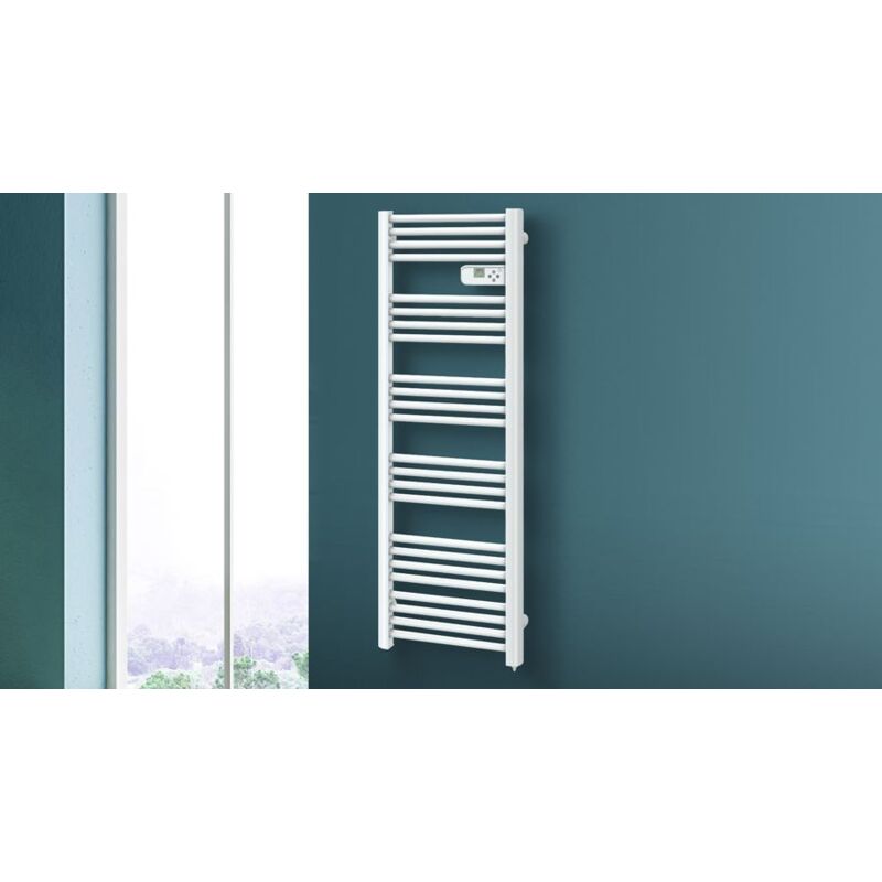 Carrera - jamais utilise] Radiateur sèche-serviette lcd sans fluide Etroit 600W - Blanc