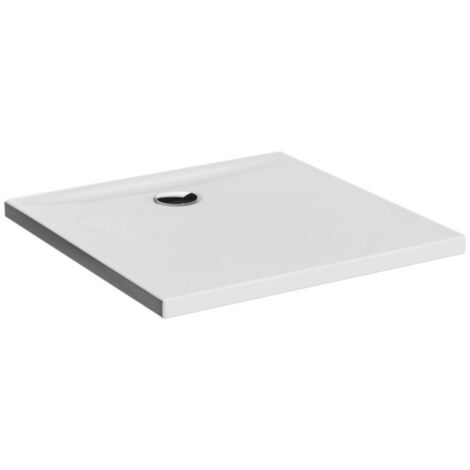 [JAMAIS UTILISE] Receveur de Douche Extra-Plat AQUANCE Alto à Poser en Céramique Blanc 90x90cm - ALTO20342