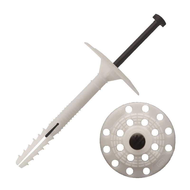 Jamais utilisé] Scell-it 200 Fixations d'isolant rigide à frapper 110 mm avec clou polyamide - FI10110