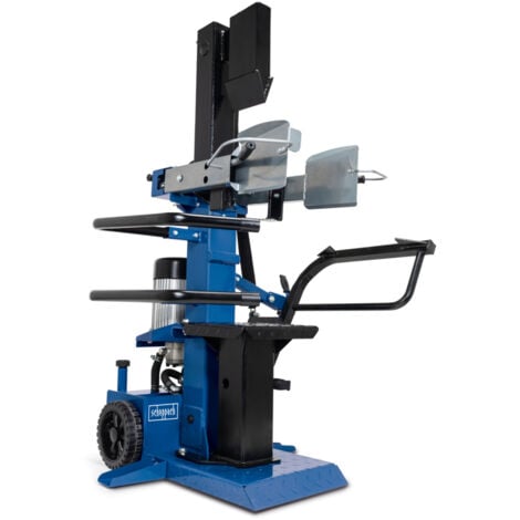[JAMAIS UTILISÉ] Scheppach Fendeur de bois vertical compact 10T - Force de fendage 10T - 400V - 3500 W - Jusqu'à 1070 mm - Diamètre 380 mm - Table pivotante - Course réglable - Vario - Fendage breveté