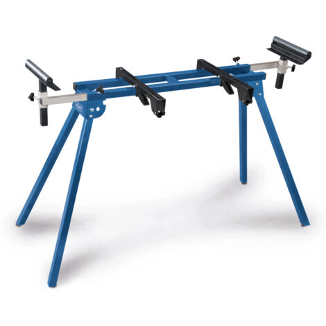 [JAMAIS UTILISÉ] Scheppach Support Scies à Onglets UMF1550 - Charge admissible 150kg - Supports extensibles 935-1945mm