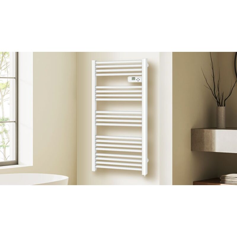 [JAMAIS UTILISE] Sèche-serviette CARRERA LCD - RAM-53NP3E - 750W - Blanc