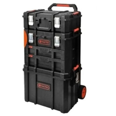 [JAMAIS UTILISE] Servante Modulaire TACTIX Trolley 3 Boîtes - 320367