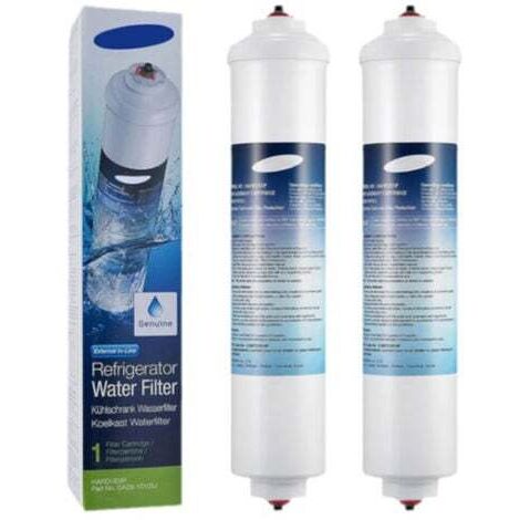 [JAMAIS UTILISÉ] Set mit 2 Original-Wasserfiltern (DA29-10105J) für Kühlschränke und Gefrierschränke der Marken AEG, BEKO, BLOMBERG, BOSCH, CONTINENTAL EDISON, DAEWOO, DE DIETRICH, ELECTROLUX, FRIGIDA