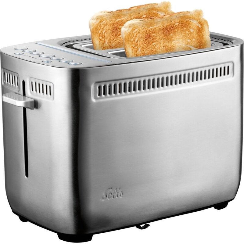 Solis - jamais utilise] Sandwich Toaster 8003 Grille-pain - Appareil à croque-monsieur - Silver