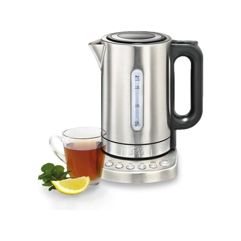 Jamais utilise] Solis Bouilloire avec contrôle de la température Solis Vario Temp Kettle 5516 - Argent