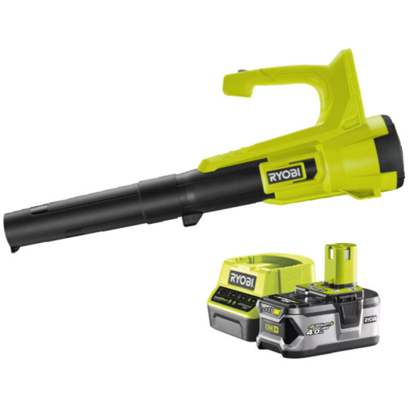 Souffleur Ryobi 18V One+ - Turbo Jet - 1 Batterie 4.0 Ah - 1 Chargeur - Ry18Bla-140