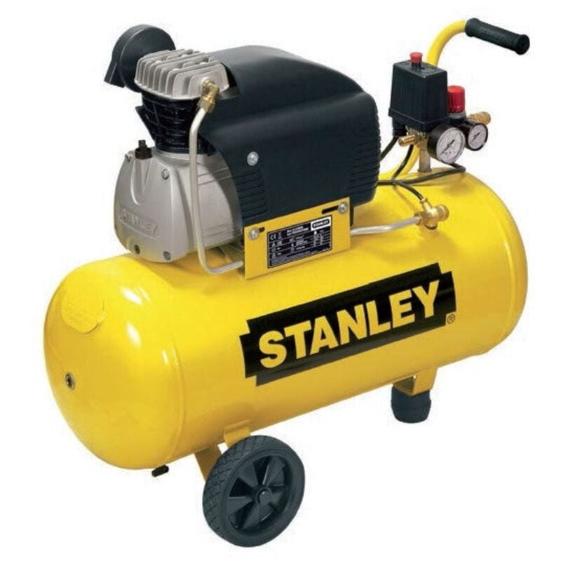 Stanley - Compresseur 50L 8 Bar 2Cv (Cylindre Alu-Fonte) - D 210/8/50