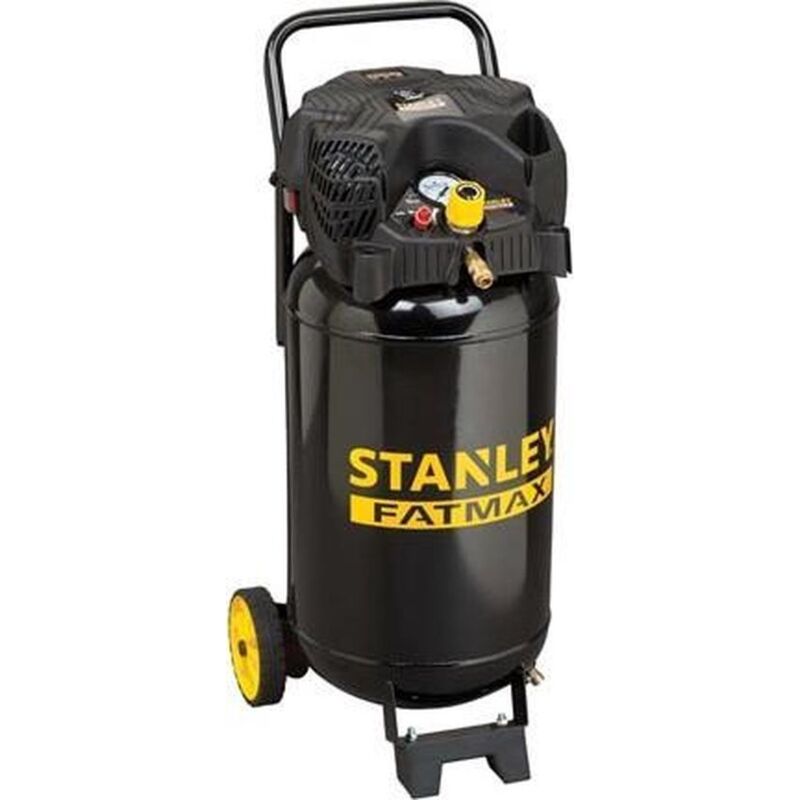 Stanley - Jamais Utilise] Compressor Dn 230/10/50v Fmxcm - Compresseur D'air 10bar - 50l - 222l/min - Sans Huile - Avec Poignée Et Roues - Noir