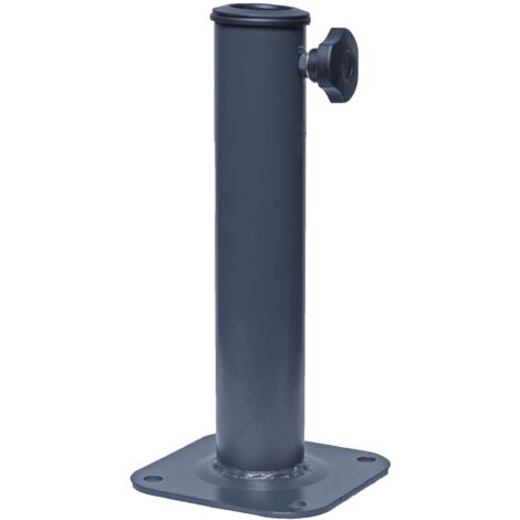 [JAMAIS UTILISÉ] Support pour ancrage au sol HHG-571, support de parasol pour ancrage au sol, métal Ø 38-48mm