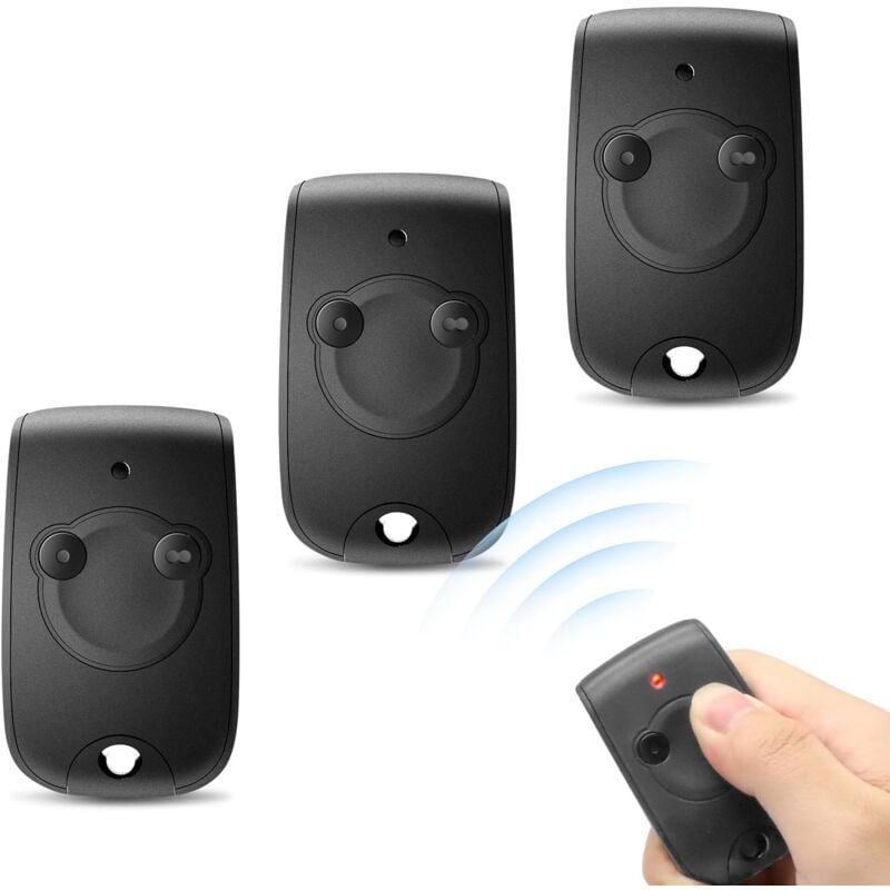 Aiperq - jamais utilisé] Télécommande et émetteur mural pour motorisations 1841026, 433,42mhz Télécommande ns 2 Canaux Bip Portail Porte De Garage, 2