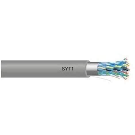 [JAMAIS UTILISE] Touret 482m de Câble Téléphonique Numérique SYT NUM 10 Paires AWG20 Gris - 10X2XAWG20