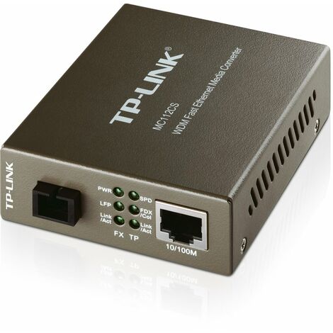 [JAMAIS UTILISE] TP-Link MC112CS - Convertisseur multimédia conçu pour convertir la fibre 100BASE-FX en câble 100Base-TX ou inversement