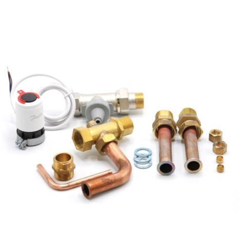 [JAMAIS UTILISE] Vanne 2 Voies Motorisée AUER pour Contrôle du Circuit Direct Chaudière Thorix - 740022