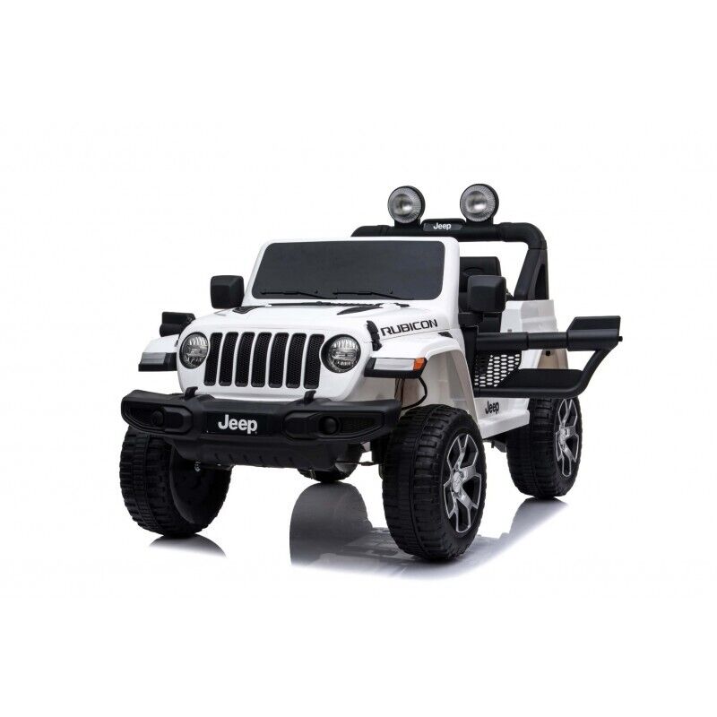 Jeep - jamais utilise] Voiture 4x4 Électrique 2 Places Wrangler Rubicon Rouge pour Enfant 12V - DK-JWR555