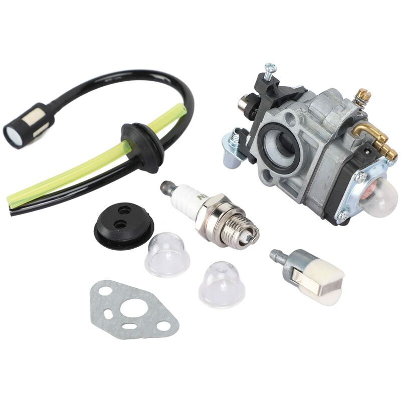 XVX - jamais utilisé] Kit de carburateur de Tondeuse à Gazon en Aluminium Ligne de Filtre de Bougie d'allumage pour TH23 TH26 TH34 23CC 25CC 26CC