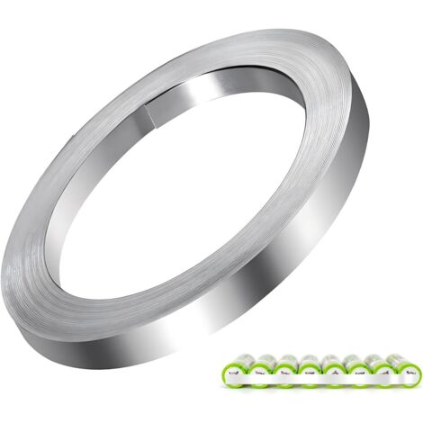 [JAMAIS UTILISÉ]1 Roll of Nickel Strip, 0.15 x 8 mm x 10 m Nickel Plate Ribbon, Nickel Strip for Connecting Li Batteries Spot Welding 18650, Battery Brazing, Welding Accessories
