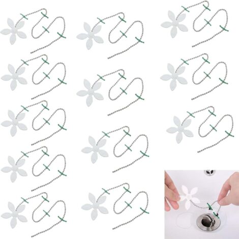 [JAMAIS UTILISÉ]12 Pièces Attrape Cheveux Douche, Filtre Cheveux Douche, Filtre Evier, Filtre Douche Cheveux, Filtre Cheveux Baignoire, Protection Contre Le Colmatage, pour Salle de Bains, Cuisine
