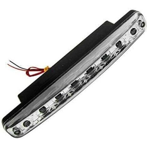 [JAMAIS UTILISÉ]2 pcs Super Bright White 8 LED Car Daytime Running Driving Light Head Lamp